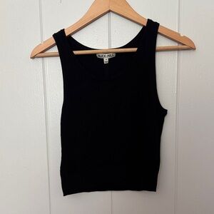 Alex Mill Classic Black Wool Tank Top